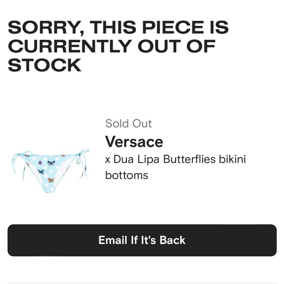 Versace Dua Lipa Swimsuit - Picture 6 of 14